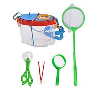 TOBBOMEY Kit Dobservation Insectes Garçon Fille avec Boîte Transparente et Loupe Extérieur Éducatif pour Capturer et Étudier Criquets Matériel et Facile à Utiliser