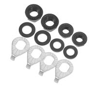 TOBBOMEY Kit Écrous et Rondelles pour Moyeu de Roue de Acier Antirouille avec Crochets de Retenue Compatible VTT et de Route Accessoires Durables pour Réparation et Modification