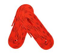 TOBBOMEY Lacets de Hockey Cirés Lacets Plats pour Patins à Glace Accessoires de Patinage Orange Parfaits pour Hockey Glace Ski Confort et Sécurité Renforcés