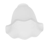 TOBBOMEY Lamp Shade Verre Acide Tulipe pour Suspension et Applique Murale Protection Éblouissement Ambiance Chaleureuse Design et Polyvalent pour Décoration Intérieure