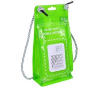 TOBBOMEY Lampe de Camping Portable à Sel D’Eau 3 LED 50 Lumens Veilleuse D’Extérieur Compacte Verte Éclairage D’Urgence sans Pile pour Randonnée Pêche et Activités en Plein Air