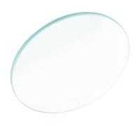 TOBBOMEY Lentille Convexe En Verre Optique 75 Mm Diamètre, Focale 25 Mm, Loupe Grossissante Biconvexe Pour Cours De Physique, Expérience Solaire Et Projets De Bricolage