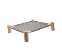 TOBBOMEY Lit Surélevé pour Animaux de Compagnie Lit de Camp Confortable et Lavable Hamac pour Chien et Chat Design et Respirant Petite Usage Intérieur et Extérieur
