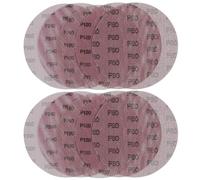 TOBBOMEY Lot de 10 Disques de Ponçage Auto-Agrippants 9 Pouces Assortiment Grains 80-320 Papier de Verre pour Plaques de Plâtre Ponçage à Sec L'Eau Kit Polyvalent pour Rénovation et