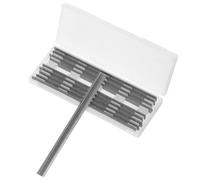 TOBBOMEY Lot de 10 Lames de Rechange en Acier Rapide 82X55X11 MM pour Raboteuse Électrique Outils Électriques pour Travail du Bois Lame de Rabot Portative Remplacement pour Raboteuse