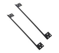 TOBBOMEY Lot de 2 Plaques de Protection en Acier Inoxydable 28 CM pour Gâches de L Cache-Pêne Dormant pour Porte à Ouverture Extérieure Sécurité Renforcée pour Serrure de Porte et