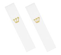 TOBBOMEY Lot de 2 Porte-Mezouzot Décoratifs en Résine Blanche Mezouza Sacrée pour Porte d'Entrée Résistante aux Intempéries Légère et Facile à Installer Décoration Juive Intérieure et