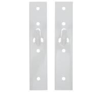 TOBBOMEY Lot de 2 Supports Muraux en Acier au Carbone Renforcé pour Chauffe-Eau Électrique Fixation Murale Stable et Résistante Installation Discrète pour Optimisation Espace Salle de