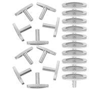 TOBBOMEY Lot de 20 Clés de Remontage en Métal T 18 MM pour Boîtes à Musique Accessoires de Réparation Précis et Solide Pièces Détachées pour Mécanisme Musical Usage Personnel et Présent