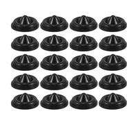 TOBBOMEY Lot de 20 Tapis de Glisse Antidérapants pour Snowboard, Semelle à Pointes Noires, Accessoires Légers pour Ski et Sports D'hiver, Améliore Stabilité et Adhérence sur Pistes