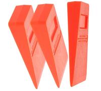 TOBBOMEY Lot De 3 Coins D’abattage Orange 12,7 Cm pour Coupe D’Arbres, Accessoires De Tronçonnage Robustes pour Forêt Et Jardin, Outils De Coupe Résistants Et Sécurisés