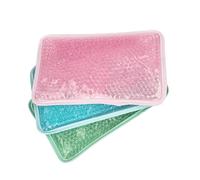 TOBBOMEY Lot De 3 Compresses Chaudes Et Froides En Gel Réutilisables Sangle, Poches De Cryothérapie Pour Épaule, Nuque Et Taille, Pack Glace Polyvalent Pour Soulagement, Usage Santé Adulte