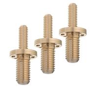 TOBBOMEY Lot de 3 Vis D'extension en Laiton 1/2 Pouce pour Rallonge de Queue de Billard - Connecteur de Canne Stable et Compatible pour Pièces de Queue de Billard, Accessoires de Salle