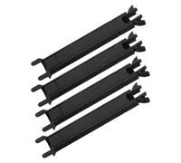 TOBBOMEY Lot de 4 Cache-Câbles pour Voiture en Plastique Solide Goulotte de Câblage Polyvalente Gaine de Protection Organisateur de Câbles Automobile Anti-Poussière pour Gestion des