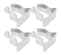 TOBBOMEY Lot de 4 Supports de Crochet pour Bateau en Acier Inoxydable, Pinces à Ressort pour Fixation de Rames, Porte-pagaie Petit Format, Accessoires de Bateau pour Yacht, Camping-Car