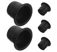 TOBBOMEY Lot de 5 Tubes d'évent pour Enceinte Sono/DJ, Tube évasé pour Caisson de Basses, Remplacement pour Montage d'enceinte DJ, Dimensions : 58 x 55 x 75 mm