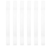 TOBBOMEY Lot de 6 Boîtes de Rangement Réutilisables pour Brochettes de Barbecue - Tube de Rangement Transparent de 35,5 X 3 Cm - Étanche Et Anti-odeurs, Idéal pour Les Accessoires de Barbecue en