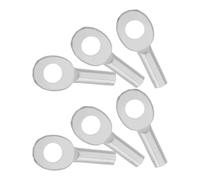 TOBBOMEY Lot De 6 Connecteurs pour Équipements De Fitness Bornes Butées pour Ballons De Gym Œillets De Rechange pour Câbles Et Fils Métalliques Raccords pour Câbles Interface De