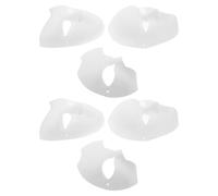 TOBBOMEY Lot de 6 Masques Blancs Vierges en Papier à Peindre 3 Modèles Masculins Légers et Adaptés pour Carnaval Cosplay et Activités Créatives Garçon et Filles et Adulte