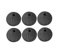 TOBBOMEY Lot de 6 Nez de Clown Noirs en Mousse 5 Cm, Accessoires de Costume Polyvalents pour Artistes et Cosplay, Légers et Résistants, pour Halloween, Carnaval et Spectacles