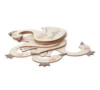 TOBBOMEY Lot de 7 Séparateurs de Tailles en Bois Motif Oiseau Organiseur pour Vêtements Bébé Fille Garçon Indicateurs Mensuels pour Placard et Penderie Accessoires Rangement Garçon et