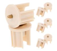 TOBBOMEY Lot de 8 Bouchons d'Extrémité Beige 38Mm pour Stores Enrouleurs Extérieurs et Intérieurs Pièces d'Accessoires pour Stores Kit de Fixation Fiable pour Rideaux et Pare-Soleil