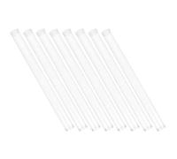 TOBBOMEY Lot de 8 Tubes de Parfum en Acrylique Transparent, Porte-Parfum Long 20 G, Récipient Étanche pour Bâtonnets de Parfum, Rangement Pratique Maison, Compatible Divers Formats, Design