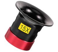 TOBBOMEY Loupe Horlogère 15x Verre Métal Robuste Loupe Réparation De Montres Bijoutier Légère Transportable Adaptée Bijoux