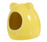 TOBBOMEY Maison Céramique pour Hamster Abri Confortable Et Décoratif pour Petits Animaux Refuge pour Hamsters Chinchillas Et Cochons Environnement Chaleureux Et Ludique Modèle