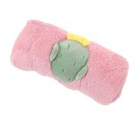 TOBBOMEY Manchon Chauffe-Mains Portable en Fausse Fourrure Douce Motif Cactus, Coussin Chauffant Réutilisable pour Garçon et Filles et Adultes, Oreiller de Voyage Compact pour Activités