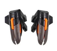 TOBBOMEY Manette de Jeu Mobile en Plastique à Six Doigts Paire de Gâchettes pour Téléphone Portable Joystick de Précision pour Jeux en Ligne Accessoire Gaming Ergonomique Compétition