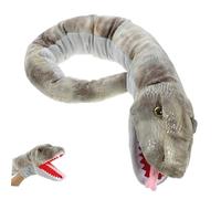 TOBBOMEY Marionnette Animale Peluche Jouets Marionnette De Serpent s Serpent Racontant Une Histoire d'animaux à Main Coton PP