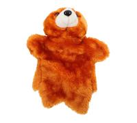 TOBBOMEY Marionnette Main Ours Interactif Peluche pour Garçon Fille Marionnette Animale Réaliste Peluche Douce pour Contes et Développement Social