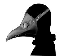 TOBBOMEY Masque à Bec de Médecin de Peste pour Costume Halloween Carnaval Fête Unisexe