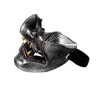 TOBBOMEY Masque Cosplay Hannya Demi Masque Samurai Sécurisé pour Halloween Fête Déguisement et Performance Scénique Unisexe