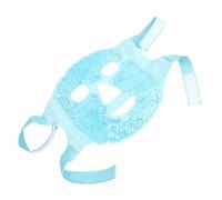 TOBBOMEY Masque Facial Gel Chaud et Froid pour Femmes Compresse Réutilisable pour Soulagement des Maux de Tête Sinus et Poches Sous Yeux Masque de Refroidissement Apaisant Peau et