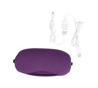 TOBBOMEY Masque Pour Yeux à Vapeur Usb Cache-yeux Chaud Bandeau Oculaire Pour Soulager Troubles Du Sommeil Sécheresse Et Fatigue Sans Parfum