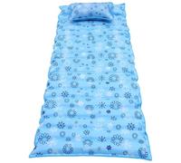 TOBBOMEY Matelas à Eau Rafraîchissant Été 190x75 Cm en PVC Coussin d'eau Intégré Matelas de Glace pour Dortoir Élève Pliable et Léger pour Maison et Camping