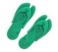 TOBBOMEY Mini Appareil de Massage des Pieds Pliable Vert, Outil Manuel Compact pour Réflexologie Plantaire, Détente Musculaire et Soulagement Nerveux, Portable pour Bureau et Voyage