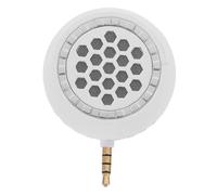 TOBBOMEY Mini Enceinte Portable Plug and Play USB Rechargeable Amplificateur Sonore Compact pour Téléphone Tablette et PC Design Blanc Élégant Volume Multiplié par Batterie Lithium