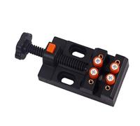 TOBBOMEY Mini Étau de Table Ajustable à Ouverture Rapide Pince de Fixation pour Bijoux Montre Sculpture et Bricolage Support Compact Multifonction pour Perçage et Modélisme