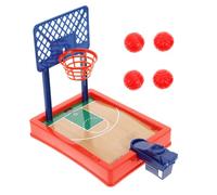 TOBBOMEY Mini Jeu de Basket Ball de Bureau Miniature avec Ballons Jeu de Basket de Table Double Joueur pour Bureau et Maison Développement Précision et Coordination Facile à Installer et