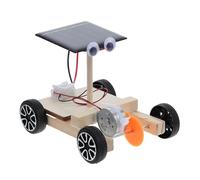 TOBBOMEY Mini Kit Voiture à Énergie Solaire en Bois à Assembler Soi-Même Kit Éducatif Scientifique pour Garçon et Filles Assemblage Manuel Ludique Solaire pour Garçons et Filles