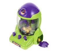 TOBBOMEY Mini Machine à Attraper Les Balles Interactive Verte, Jouet Portable pour Garçon Et Filles, Taille Compacte, Design Fusée, Jeu De Société Maison Et Présent De Fête,