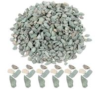 TOBBOMEY Mini-Pierres Décoratives Naturelles pour Aquarium et Maquettes, Graviers Gris 2-4 Mm, Sachet 60 G, Matériau de Décor Miniature pour Diorama et Paysages Ferroviaires