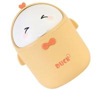 TOBBOMEY Mini Poubelle de Bureau Couvercle en Plastique Anti-Odeur pour Bureau et Chambre