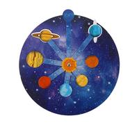 TOBBOMEY Modèle Planétaire Système Solaire DIY pour Garçon Fille Éducatif Astronomie Matériel Scientifique Résistant Apprentissage Pratique et des