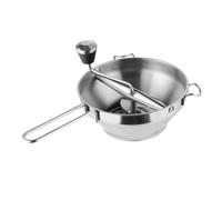 TOBBOMEY Moulin Alimentaire Manuel Acier Inoxydable pour Purée et Confiture Presse-purée Rustique pour Légumes et Fruits Outil de Préparation de Repas pour Facile à Nettoyer