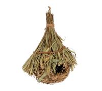 TOBBOMEY nid d'oiseau en Paille Mousse Accessoires Oiseaux lit d'oiseau Maison des Oiseaux volet tissé de Jardin nid de Tissage Salon