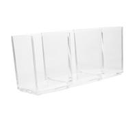 TOBBOMEY Organisateur Dosettes Café Transparent Acrylique Compartiments Boîte de Rangement Multifonction pour Capsules et Sachets de Thé Accessoire Bar Café
